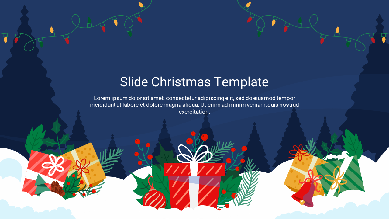 Google Slide Christmas Template